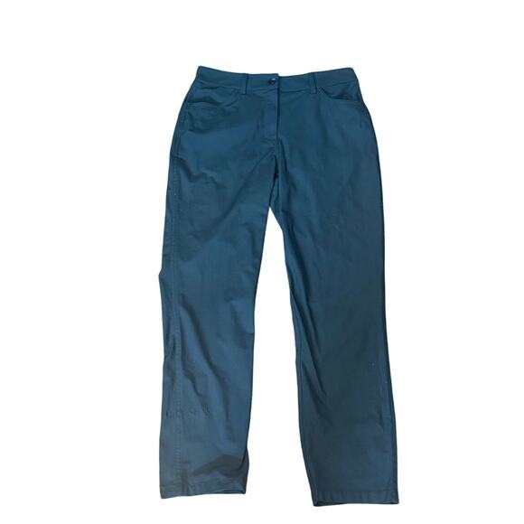 Lululemon Sz.8 City Sleek 5 Pocket 7/8 Pant 28” Obsidian Gray Black VGUC Stretch - Picture 3 of 11